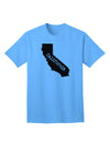 California - United States Shape Adult T-Shirt by TooLoud: A Stylish Representation of California's Iconic Shape-Mens T-shirts-TooLoud-Aquatic-Blue-Small-Davson Sales