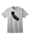 California - United States Shape Adult T-Shirt by TooLoud: A Stylish Representation of California's Iconic Shape-Mens T-shirts-TooLoud-AshGray-Small-Davson Sales