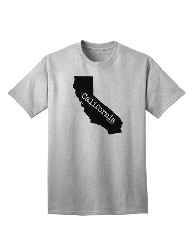 California - United States Shape Adult T-Shirt by TooLoud: A Stylish Representation of California's Iconic Shape-Mens T-shirts-TooLoud-AshGray-Small-Davson Sales