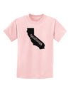 California - United States Shape Childrens T-Shirt by TooLoud-Childrens T-Shirt-TooLoud-PalePink-X-Small-Davson Sales