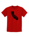 California - United States Shape Childrens T-Shirt by TooLoud-Childrens T-Shirt-TooLoud-Red-X-Small-Davson Sales