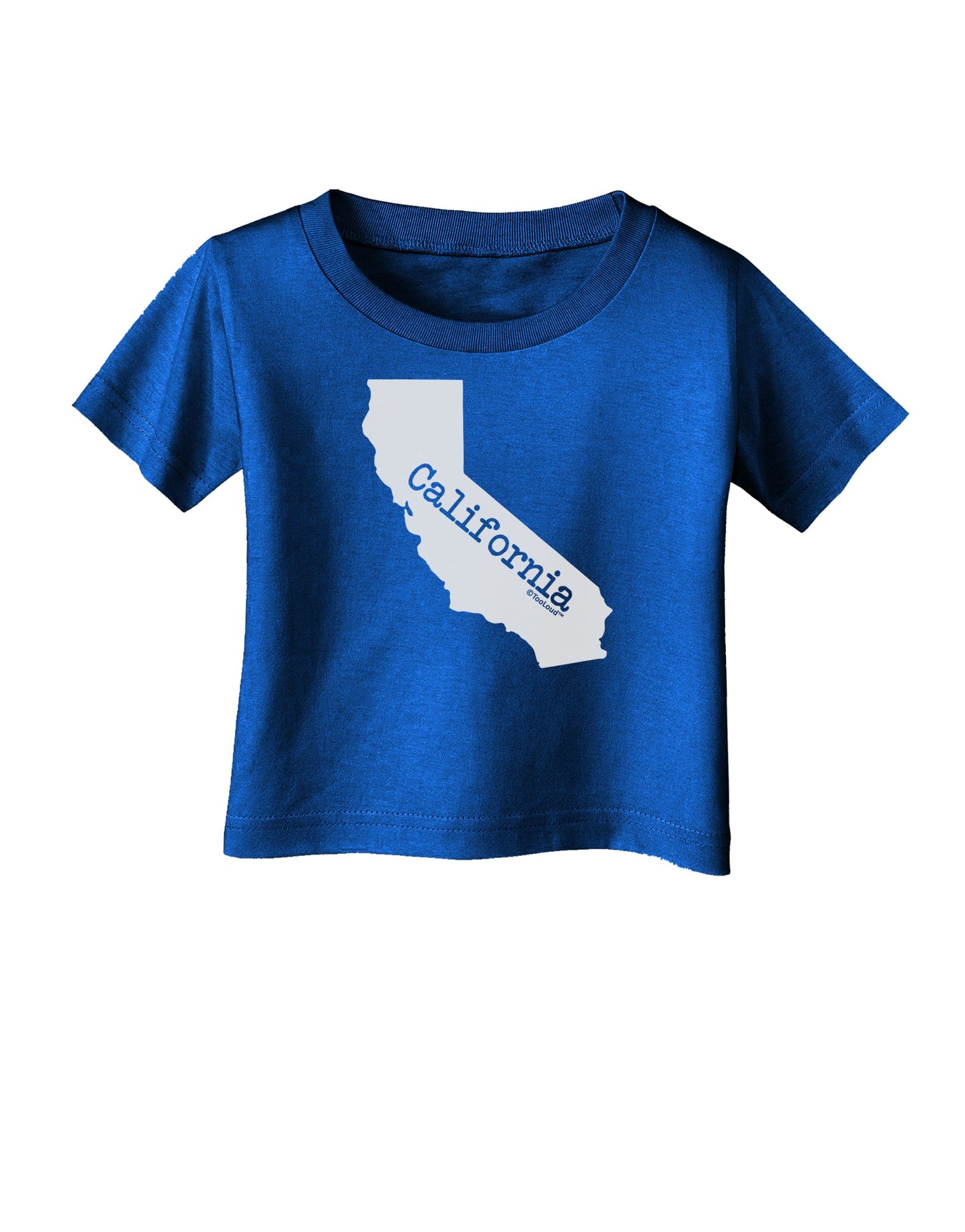 California - United States Shape Infant T-Shirt Dark by TooLoud-Infant T-Shirt-TooLoud-Royal-Blue-06-Months-Davson Sales