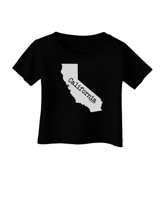 California - United States Shape Infant T-Shirt Dark by TooLoud-Infant T-Shirt-TooLoud-Black-06-Months-Davson Sales