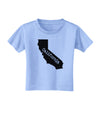 California - United States Shape Toddler T-Shirt by TooLoud-Toddler T-Shirt-TooLoud-Aquatic-Blue-2T-Davson Sales