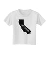 California - United States Shape Toddler T-Shirt by TooLoud-Toddler T-Shirt-TooLoud-White-2T-Davson Sales