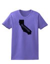 California - United States Shape Womens T-Shirt by TooLoud-Womens T-Shirt-TooLoud-Violet-X-Small-Davson Sales