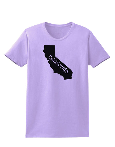 California - United States Shape Womens T-Shirt by TooLoud-Womens T-Shirt-TooLoud-Lavender-X-Small-Davson Sales