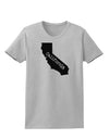 California - United States Shape Womens T-Shirt by TooLoud-Womens T-Shirt-TooLoud-AshGray-X-Small-Davson Sales