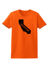 California - United States Shape Womens T-Shirt by TooLoud-Womens T-Shirt-TooLoud-Orange-X-Small-Davson Sales