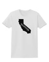 California - United States Shape Womens T-Shirt by TooLoud-Womens T-Shirt-TooLoud-White-X-Small-Davson Sales