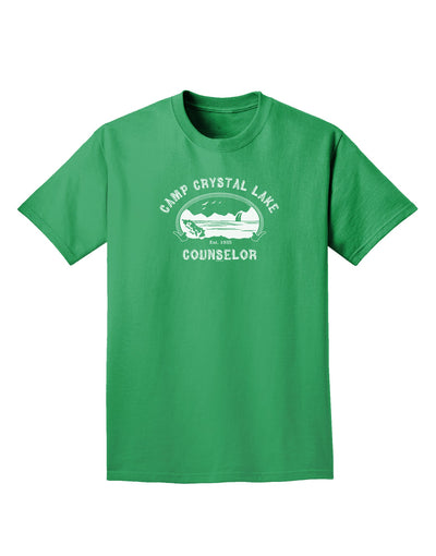Camp Crystal Lake Counselor - Friday 13 Adult Dark T-Shirt-Mens T-Shirt-TooLoud-Kelly-Green-Small-Davson Sales