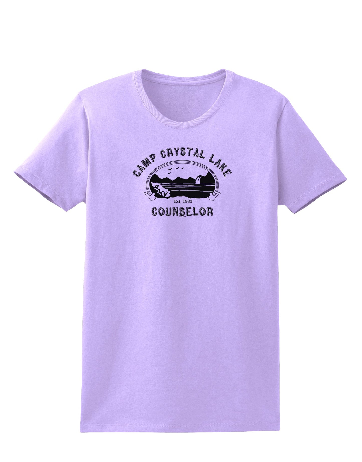 Camp Crystal Lake Counselor - Friday 13 Womens T-Shirt-Womens T-Shirt-TooLoud-Lavender-X-Small-Davson Sales