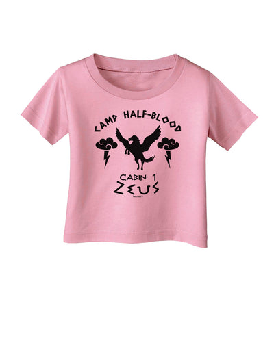 Camp Half Blood Cabin 1 Zeus Infant T-Shirt-Infant T-Shirt-TooLoud-Candy-Pink-06-Months-Davson Sales