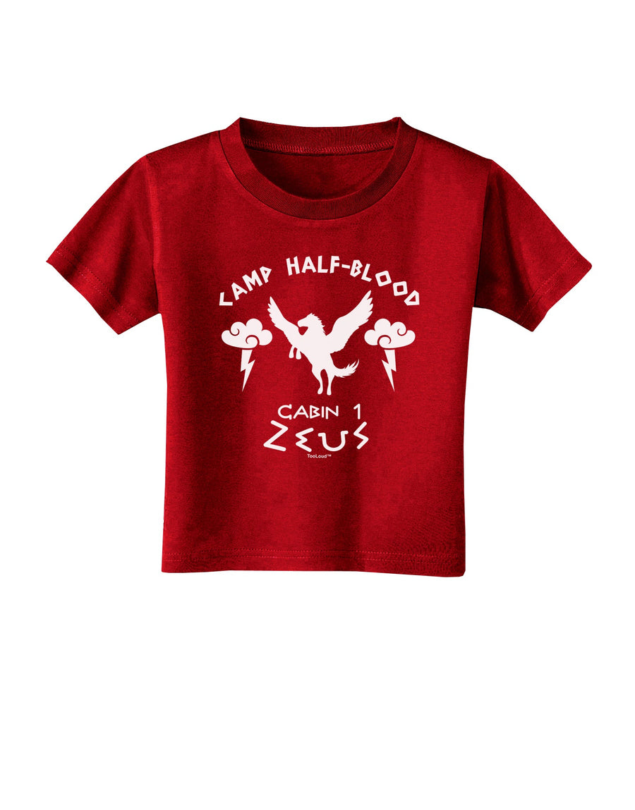 Camp Half Blood Cabin 1 Zeus Toddler T-Shirt Dark by-Toddler T-Shirt-TooLoud-Black-2T-Davson Sales