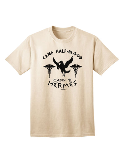 Camp Half Blood Cabin 11 Hermes Adult T-Shirt-Mens T-Shirt-TooLoud-Natural-Small-Davson Sales