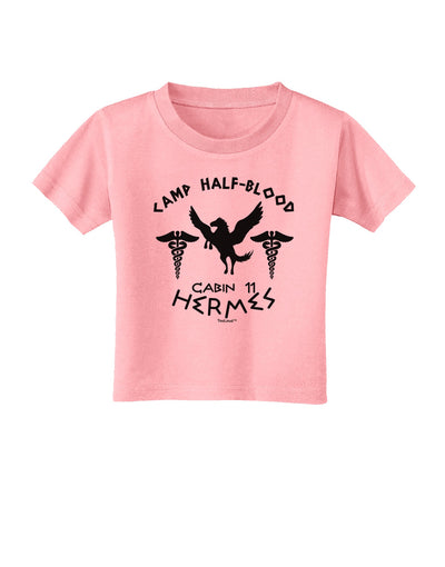 Camp Half Blood Cabin 11 Hermes Toddler T-Shirt-Toddler T-Shirt-TooLoud-Candy-Pink-2T-Davson Sales