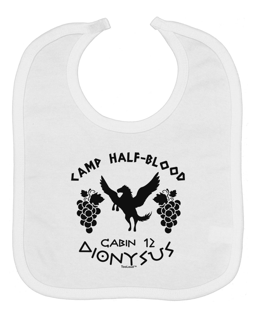 Camp Half Blood Cabin 12 Dionysus Baby Bib by