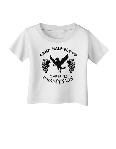 Camp Half Blood Cabin 12 Dionysus Infant T-Shirt-Infant T-Shirt-TooLoud-White-06-Months-Davson Sales