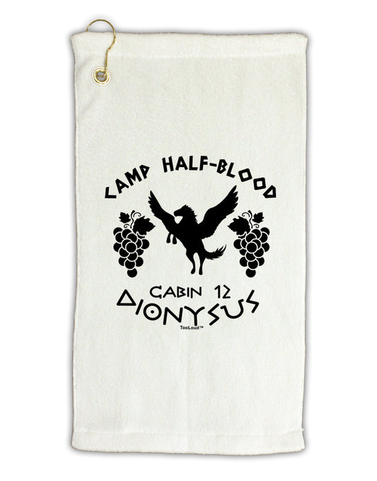 Camp Half Blood Cabin 12 Dionysus Micro Terry Gromet Golf Towel 16 x 25 inch by TooLoud-Golf Towel-TooLoud-White-Davson Sales