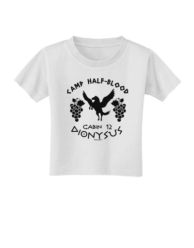 Camp Half Blood Cabin 12 Dionysus Toddler T-Shirt-Toddler T-Shirt-TooLoud-White-2T-Davson Sales