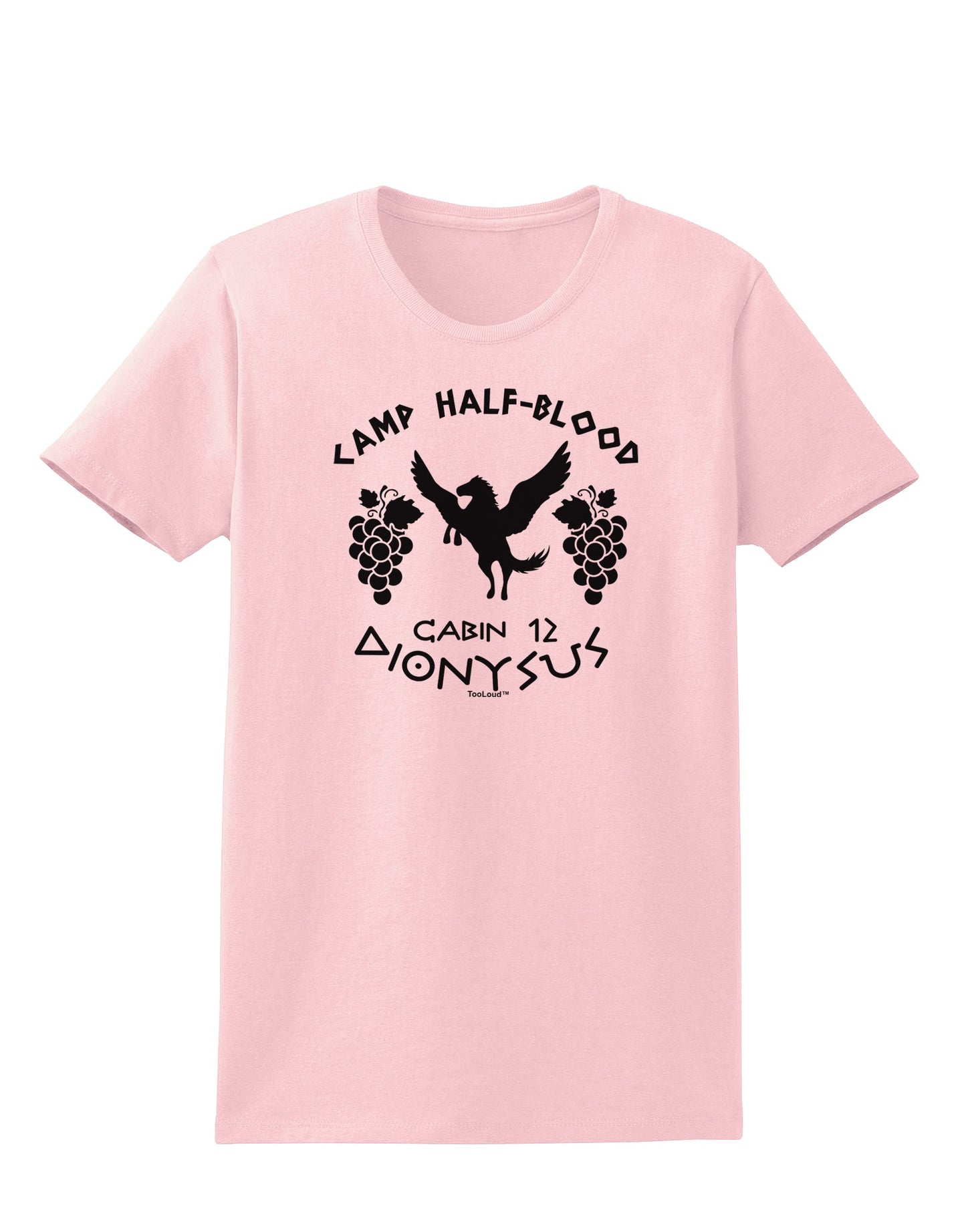 Camp Half Blood Cabin 12 Dionysus Womens T-Shirt-Womens T-Shirt-TooLoud-PalePink-X-Small-Davson Sales