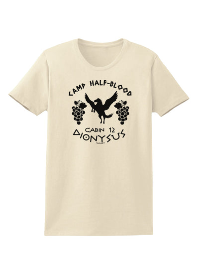 Camp Half Blood Cabin 12 Dionysus Womens T-Shirt-Womens T-Shirt-TooLoud-Natural-X-Small-Davson Sales