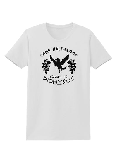 Camp Half Blood Cabin 12 Dionysus Womens T-Shirt-Womens T-Shirt-TooLoud-White-X-Small-Davson Sales