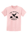 Camp Half Blood Cabin 5 Ares Childrens T-Shirt-Childrens T-Shirt-TooLoud-PalePink-X-Small-Davson Sales