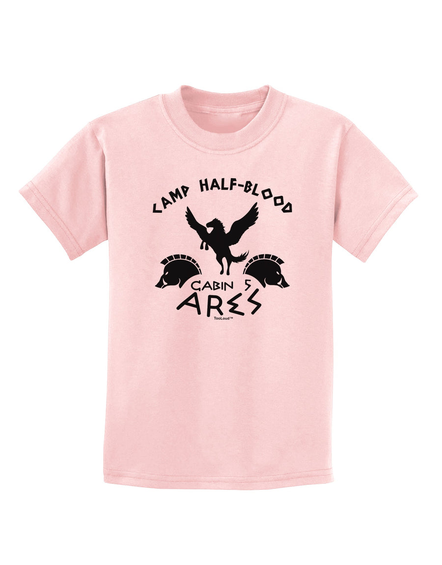 Camp Half Blood Cabin 5 Ares Childrens T-Shirt-Childrens T-Shirt-TooLoud-White-X-Small-Davson Sales