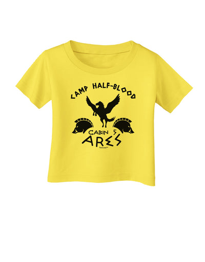 Camp Half Blood Cabin 5 Ares Infant T-Shirt-Infant T-Shirt-TooLoud-Yellow-06-Months-Davson Sales
