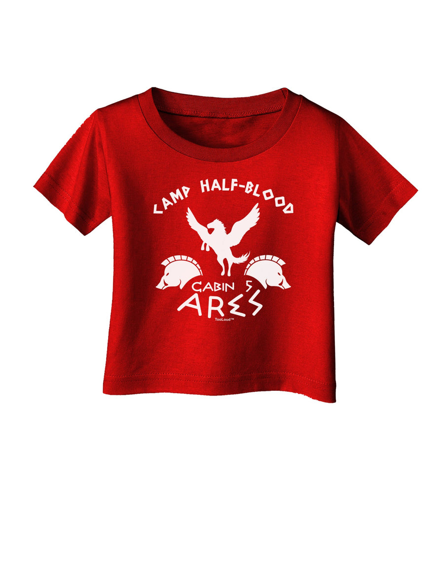 Camp Half Blood Cabin 5 Ares Infant T-Shirt Dark by-Infant T-Shirt-TooLoud-Black-06-Months-Davson Sales