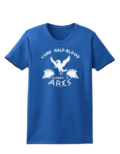 Camp Half Blood Cabin 5 Ares Womens Dark T-Shirt-TooLoud-Royal-Blue-X-Small-Davson Sales