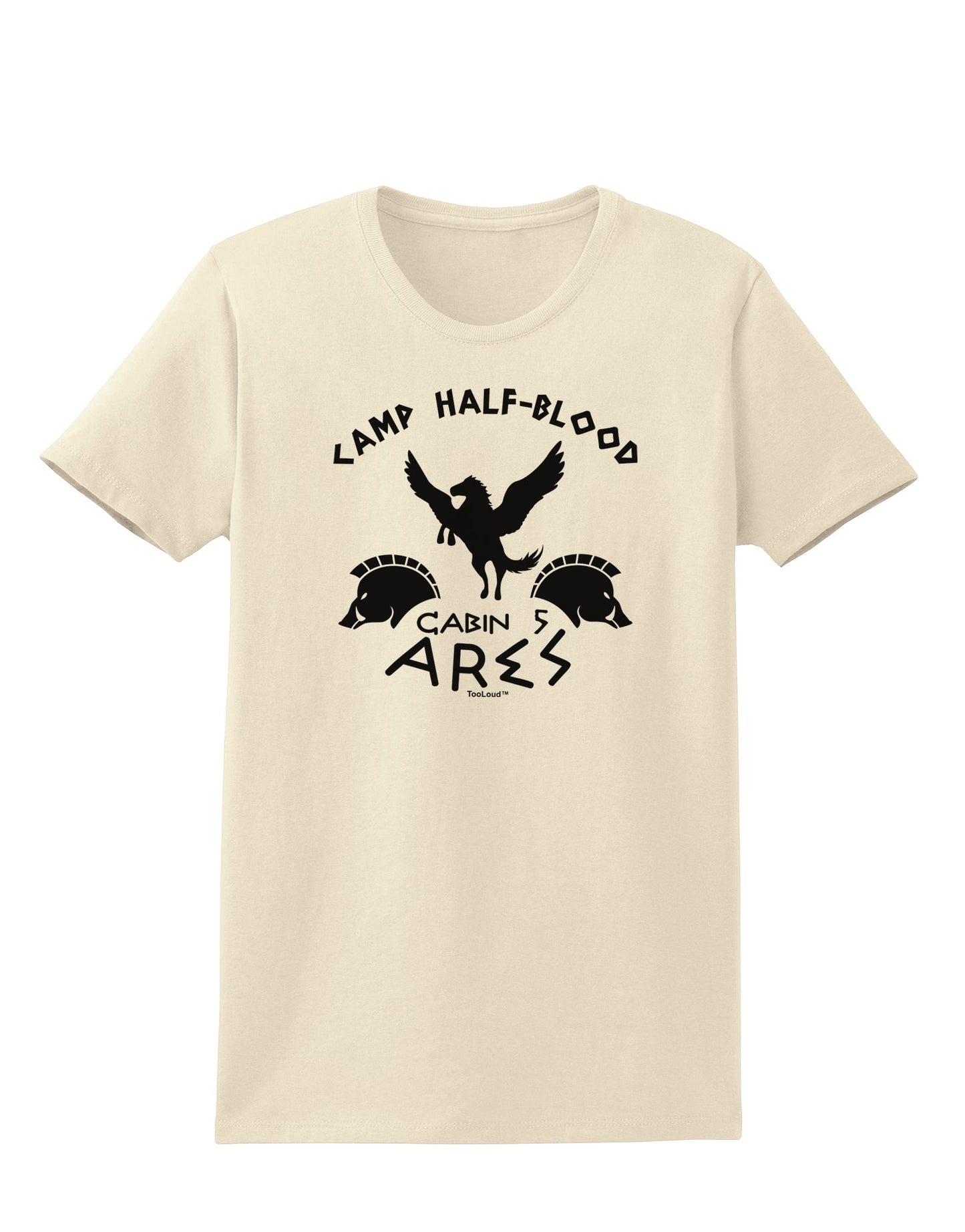 Camp Half Blood Cabin 5 Ares Womens T-Shirt-Womens T-Shirt-TooLoud-Natural-X-Small-Davson Sales