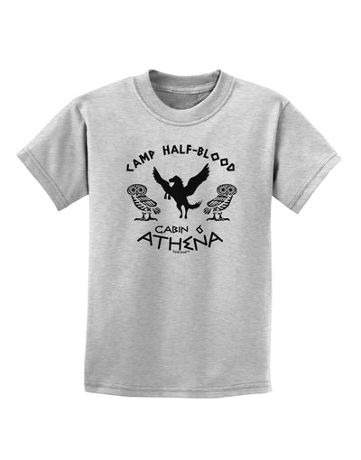 Camp Half Blood Cabin 6 Athena Childrens T-Shirt-Childrens T-Shirt-TooLoud-AshGray-X-Small-Davson Sales
