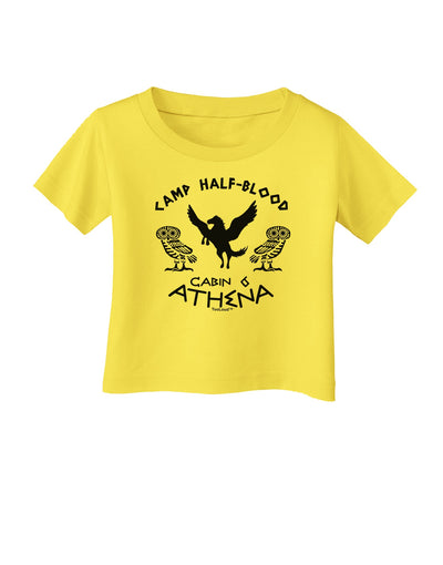 Camp Half Blood Cabin 6 Athena Infant T-Shirt-Infant T-Shirt-TooLoud-Yellow-06-Months-Davson Sales