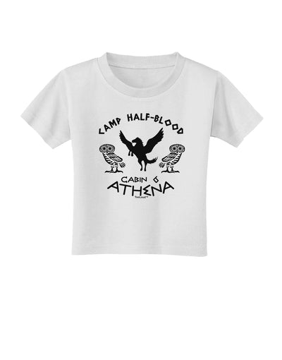 Camp Half Blood Cabin 6 Athena Toddler T-Shirt-Toddler T-Shirt-TooLoud-White-2T-Davson Sales