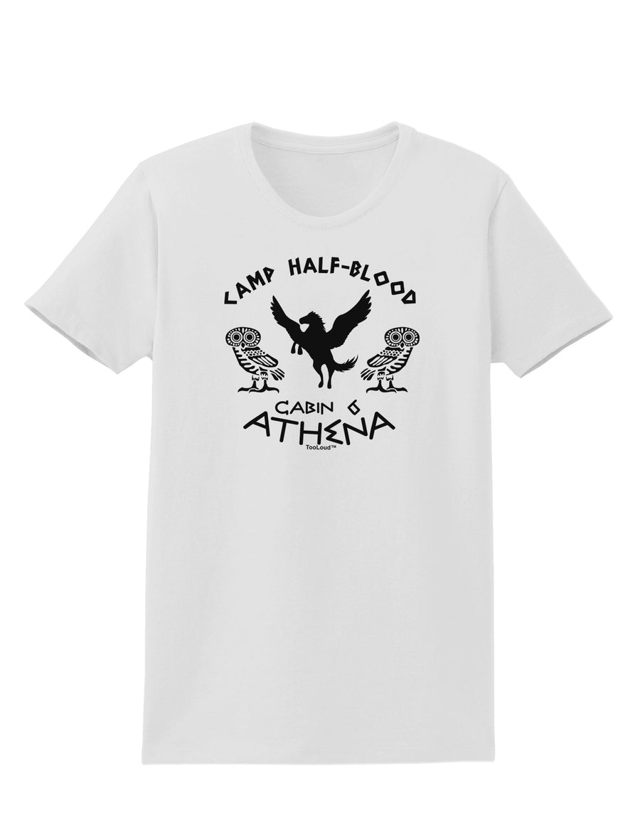 Camp Half Blood Cabin 6 Athena Womens T-Shirt-Womens T-Shirt-TooLoud-Orange-X-Small-Davson Sales