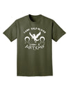 Camp Half Blood Cabin 8 Artemis Adult Dark T-Shirt-Mens T-Shirt-TooLoud-Military-Green-Small-Davson Sales