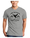 Camp Half Blood Cabin 8 Artemis Adult V-Neck T-shirt-Mens V-Neck T-Shirt-TooLoud-HeatherGray-Small-Davson Sales