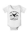 Camp Half Blood Cabin 8 Artemis Baby Romper Bodysuit-Baby Romper-TooLoud-White-06-Months-Davson Sales