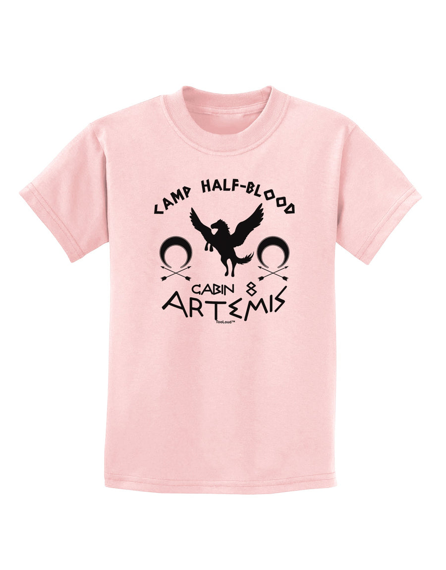 Camp Half Blood Cabin 8 Artemis Childrens T-Shirt-Childrens T-Shirt-TooLoud-White-X-Small-Davson Sales