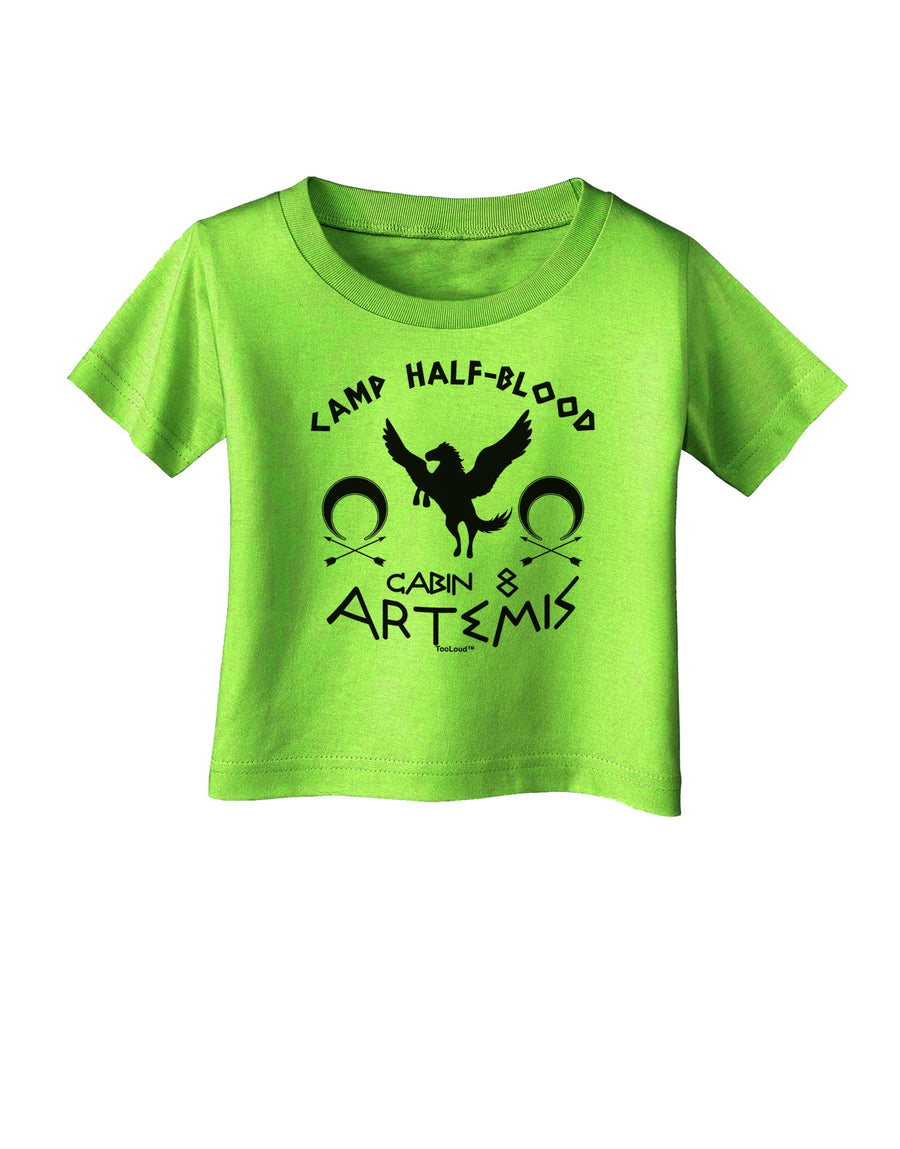 Camp Half Blood Cabin 8 Artemis Infant T-Shirt-Infant T-Shirt-TooLoud-White-06-Months-Davson Sales