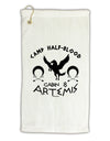 Camp Half Blood Cabin 8 Artemis Micro Terry Gromet Golf Towel 16 x 25 inch by TooLoud-Golf Towel-TooLoud-White-Davson Sales