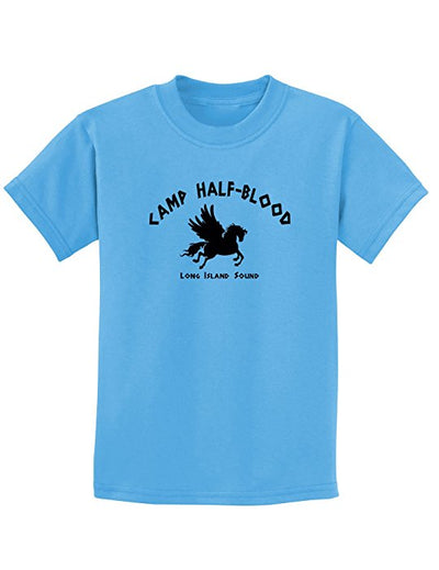 Camp Half Blood Child Tee - Childrens T-Shirt-Childrens T-Shirt-TooLoud-Aquatic-Blue-X-Small-Davson Sales