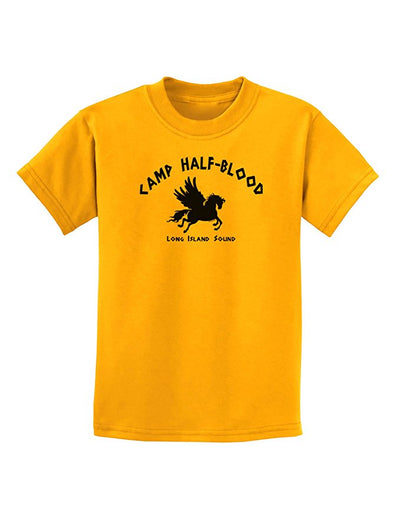 Camp Half Blood Child Tee - Childrens T-Shirt-Childrens T-Shirt-TooLoud-Gold-Small-Davson Sales
