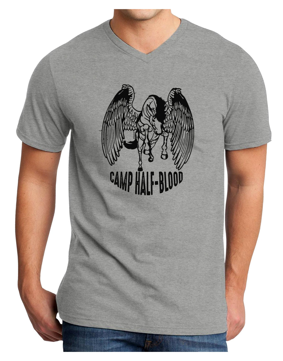 Camp Half-Blood Pegasus Adult V-Neck T-shirt-Mens T-Shirt-TooLoud-White-Small-Davson Sales