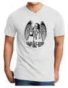 Camp Half-Blood Pegasus Adult V-Neck T-shirt-Mens T-Shirt-TooLoud-White-Small-Davson Sales