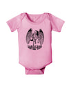 Camp Half-Blood Pegasus Baby Romper Bodysuit-Baby Romper-TooLoud-Pink-06-Months-Davson Sales