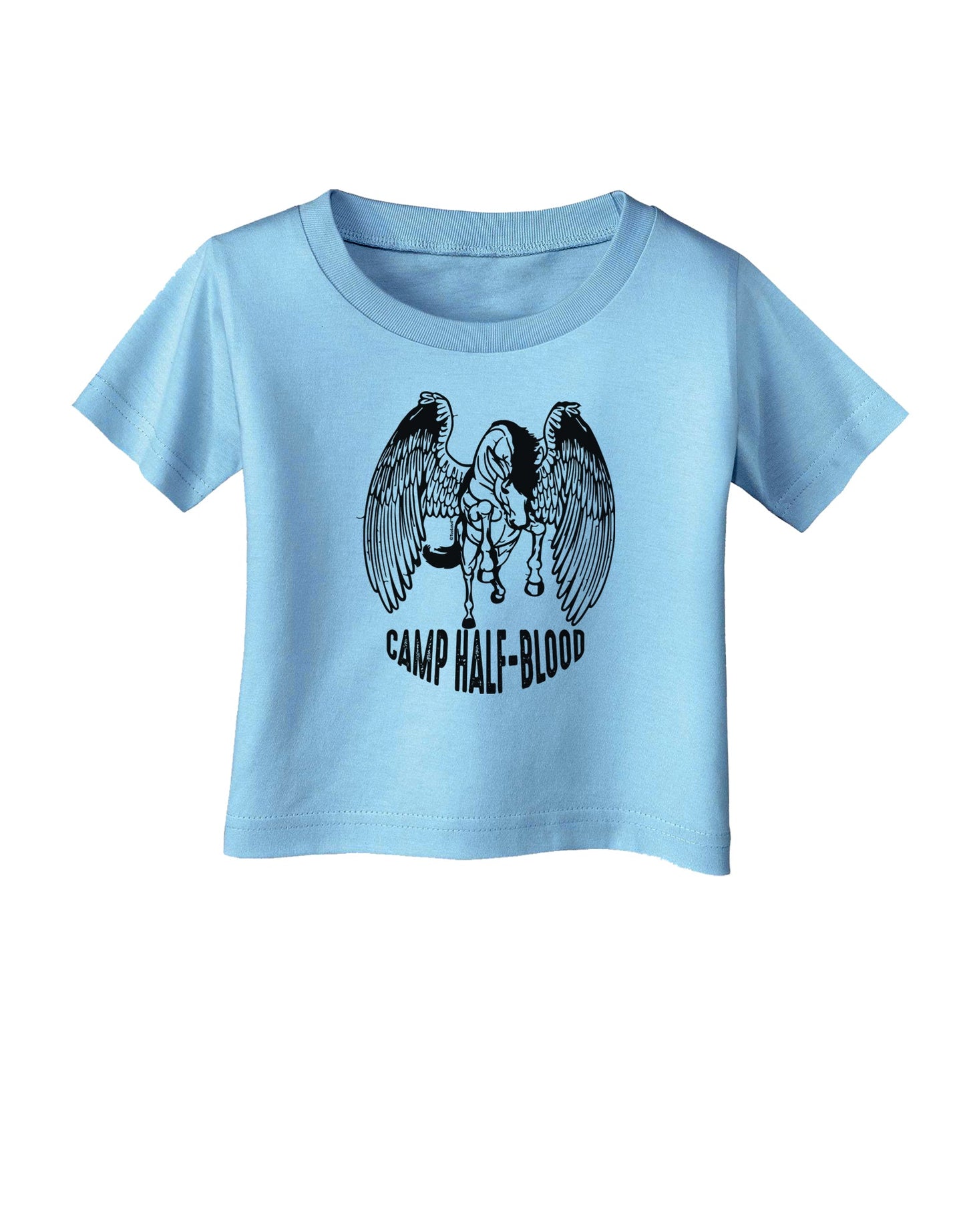 Camp Half-Blood Pegasus Infant T-Shirt-Infant T-Shirt-TooLoud-Aquatic-Blue-06-Months-Davson Sales