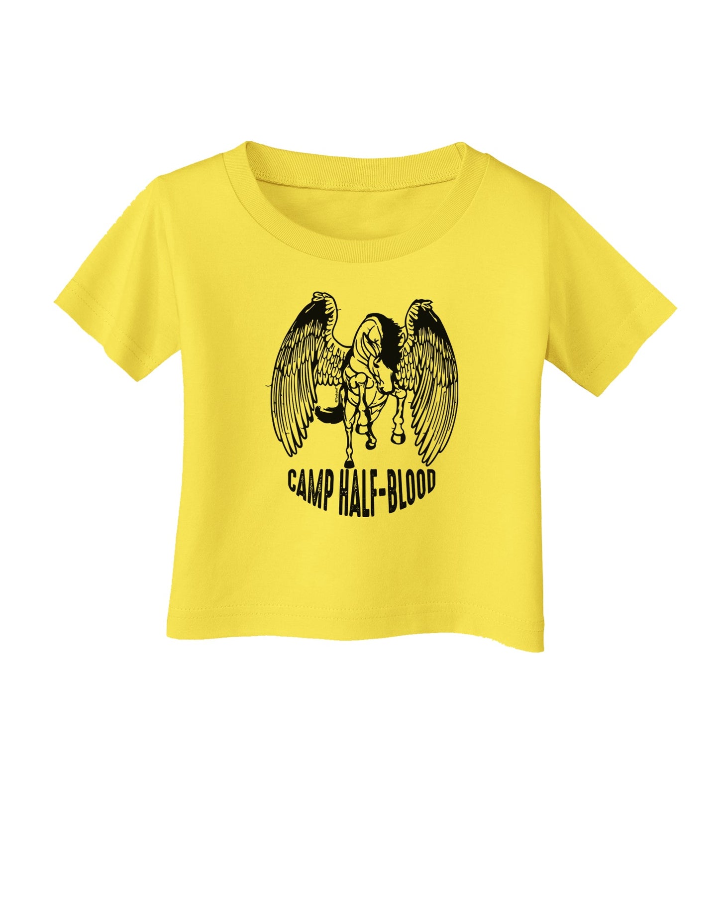 Camp Half-Blood Pegasus Infant T-Shirt-Infant T-Shirt-TooLoud-Yellow-06-Months-Davson Sales